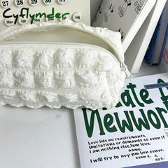 Cyflymder Puffs Cute Pencil Case Korean Stationery Pen Trousse Estuche Escolar Large Capacity