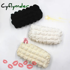 Cyflymder Puffs Cute Pencil Case Korean Stationery Pen Trousse Estuche Escolar Large Capacity