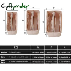 Cyflymder Purse Organizer Insert Makeup Handbag Felt Bag Organizer With Zipper & Tote Shaper Fit