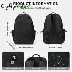 Cyflymder School Backpack For Women Men Waterproof College Backpack Lightweight Travel Backpack Rucksack Casual Daypack