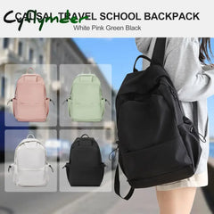 Cyflymder School Backpack For Women Men Waterproof College Backpack Lightweight Travel Backpack Rucksack Casual Daypack