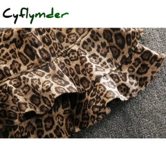 Cyflymder Sexy Leopard Print Pleated Skirt for Women Y2k Mini Skirt Harajuku Hot New Skirts for Women Fashion Short