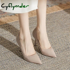 Cyflymder Shoes For Women Pointed Toe Office Formal Thin Heels Sexy Woman Pumps Elegant Dress 39 High Quality Premium