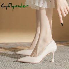Cyflymder Shoes For Women Pointed Toe Office Formal Thin Heels Sexy Woman Pumps Elegant Dress 39 High Quality Premium