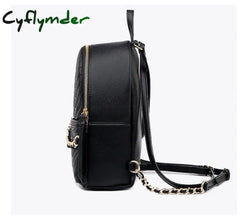 Cyflymder Shoulder Bag Women European And American Style Backpack Ladies Fashion All-Match Lingge