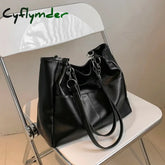 Shoulder Side Bags for Women Vintage Solid Color Simple Large Capacity Big PU Leather The Latest Handbags Travel Totes