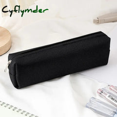 Simple Pencil Case School Supplies Pencil Cases Estuche Escolar Solid Color School Stationery Kalemlik Trousse Pencil Pouch
