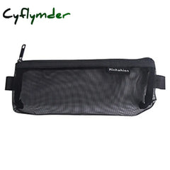 Cyflymder Simple Transparent Mesh Pencil Case For Girls Boys Office Student Cases Nylon School