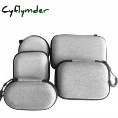 Cyflymder Small Earphone Storage Bags Hard Shell Data Cable Organizer Bag Mini Tech Gadgets