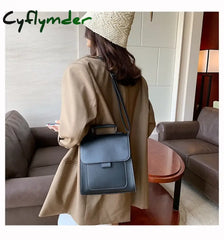 Cyflymder Small Pu Leather Backpack Women Shoulder Bags Small Back Pack Travel Female Bookbag