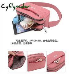 Cyflymder Small Shoulder Bag For Women Designer Messenger Bags Ladies Tote Phone Pouch Nylon