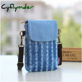 Cyflymder Small Shoulder Bags Nylon Women Mobile Phone Mini Female Messenger Purse Lady Wallet