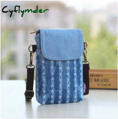 Cyflymder Small Shoulder Bags Nylon Women Mobile Phone Mini Female Messenger Purse Lady Wallet