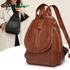 Soft Leather Shoulder Bag for Women 2024 New Fashionable Mini Shopping Backpack Chest Bag Casual Versatile Diagonal Cross Bag