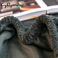 Cyflymder Soft Warm Plush Fitted Sheet Elastic Mattress Cover Fluffy Coral Fleece Bed Linen Winter Couple Luxury Double