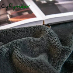 Cyflymder Soft Warm Plush Fitted Sheet Elastic Mattress Cover Fluffy Coral Fleece Bed Linen Winter Couple Luxury Double