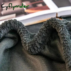 Cyflymder Soft Warm Plush Fitted Sheet Elastic Mattress Cover Fluffy Coral Fleece Bed Linen Winter Couple Luxury Double