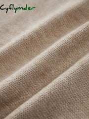 Cyflymder - Solid Cable Knit Sweater Sweaters