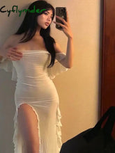 Solid Colour Mesh Slightly Transparent Sexy Dress Fashion Lacing Dresses Casual Square Neck Sleeveless Irregular Dress For Women