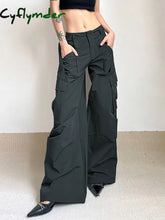 Cyflymder- Solo Ovesized Cargo Parachute Pants Green / Xs