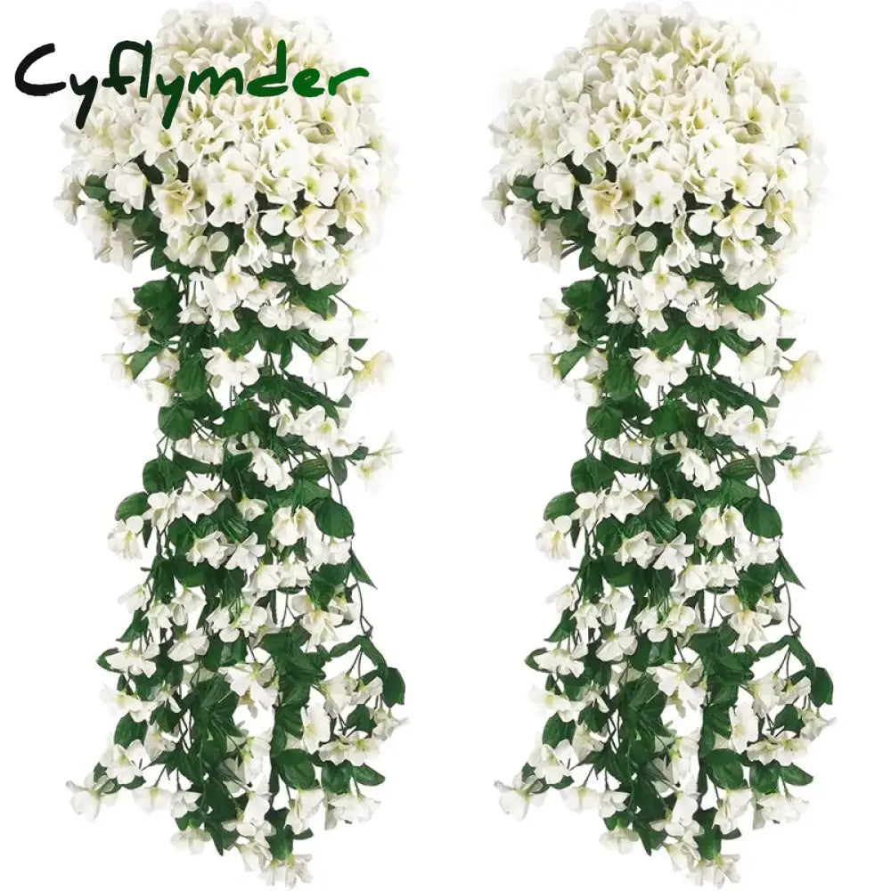 Cyflymder spring decor Artificial Flower Silk Violet Wall Hanging Wedding Scene Decor Home Potting Outdoor Garden Party