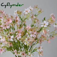 Cyflymder spring decor Artificial Flowers Silk Flores Daisy Clematis Chinensis Osbeck Fake Plants Home Decor Party