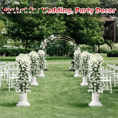 Cyflymder spring decorating ideas for the home 1PC Artificial Flowers Long Vine Rose Home Wedding Outdoor garden yard