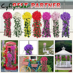 Cyflymder spring decorating ideas for the home 1PC Artificial Flowers Long Vine Rose Home Wedding Outdoor garden yard