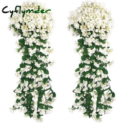 Cyflymder spring decorating ideas for the home 1PC Artificial Flowers Long Vine Rose Home Wedding Outdoor garden yard