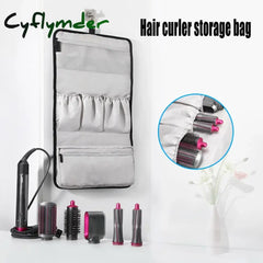 Storage Bag Compatible For Dyson Airwrap Styler Accessories Holder Multiple Pouches With Hook Hanger