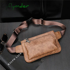 Cyflymder Street Fashion Chest Bag Men Waist Crossbody Shoulder Bags Mobile Phone Pu Leather