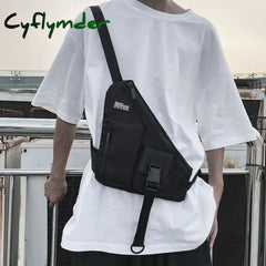 Cyflymder Streetwear Chest Rig Bag Phone Pack Functionality Tactical Unisex Hip Hop Crossbody