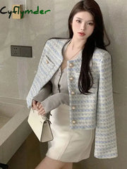 Cyflymder Striped Jackets For Women Ropa Temperament Tunic Vintage Korean Coat Women’s Clothes