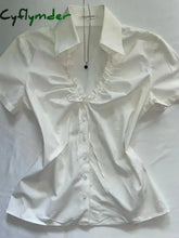 Cyflymder summer inspo 90s Vintage Clothes Women Summer Y2k Top T shirt Bow Crop Sexy Lace Casual Korea Short sleeve