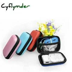 Cyflymder Sundries Travel Storage Bag Charging Case For Earphone Package Zipper Portable Cable