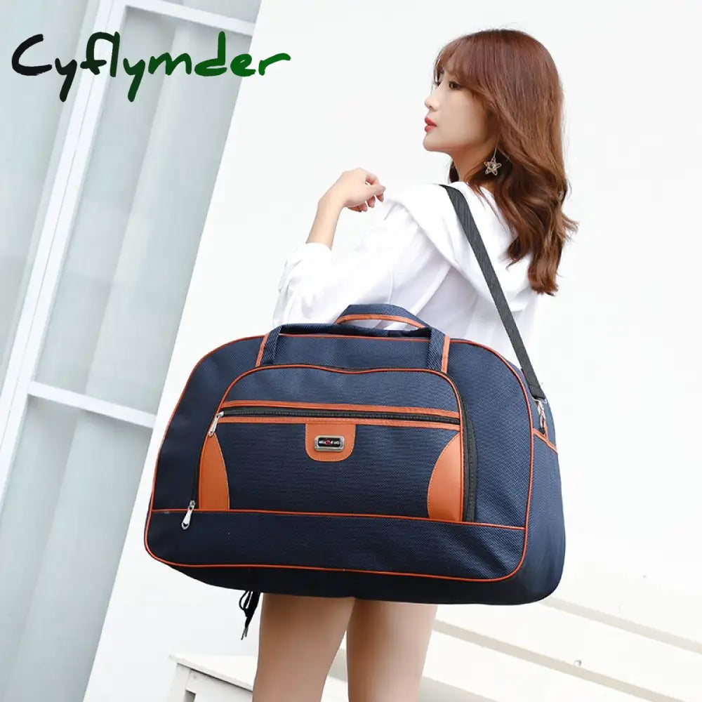 Cyflymder Super Large Capacity Women’s Travel Bag Waterproof Men Duffel Bags Trip Weekender