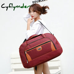 Cyflymder Super Large Capacity Women’s Travel Bag Waterproof Men Duffel Bags Trip Weekender