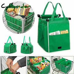 Cyflymder Supermarket Shopping Bag Eco Friendly Trolley Tote Thicken Cart Bags Large Capacity