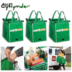 Cyflymder Supermarket Shopping Bag Eco Friendly Trolley Tote Thicken Cart Bags Large Capacity