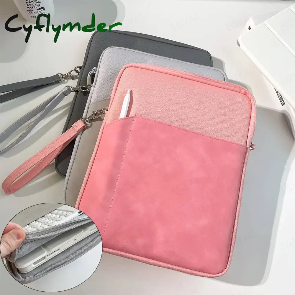 Cyflymder Tablet Sleeve Bag 8-11 inch For XiaoMi Pad iPad Air Pro 11 2022 2021 2020 Mini For Samsung Huawei Lenovo
