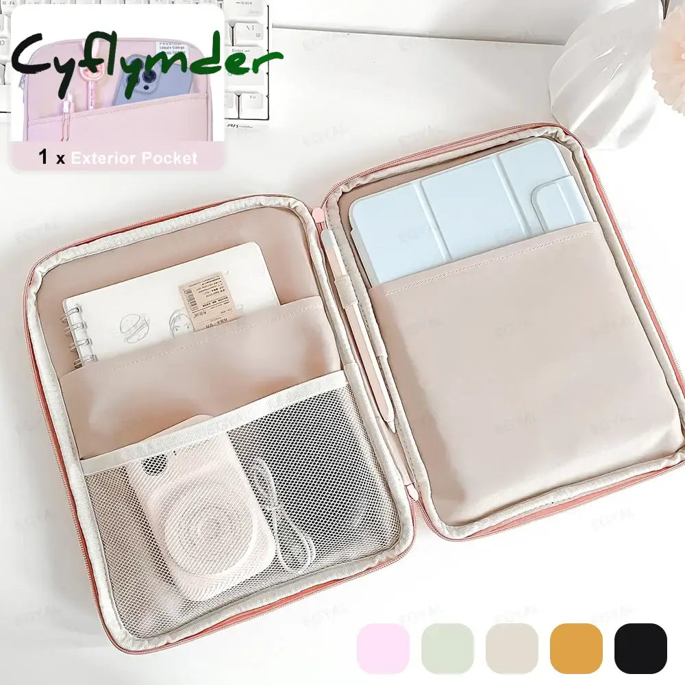Cyflymder Tablet Sleeve Bag 9-11 inch for XiaoMi Pad 5 Pro iPad Air Pro 11 13 M4 M2 10th/9/8 10.2 For Samsung Huawei