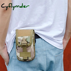 Cyflymder Tactical Military Belt Pouch Bag Pack Mobile Phone Bags Molle Camp Pocket Waist Fanny
