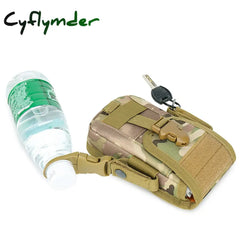 Cyflymder Tactical Military Belt Pouch Bag Pack Mobile Phone Bags Molle Camp Pocket Waist Fanny