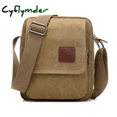 Cyflymder Tactical Military Canvas Bag Mens Bags Outdoor Vintage Small Crossbody Sling Army Hiking