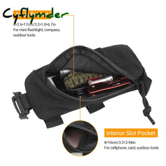 Cyflymder Tactical Molle Pouch Military Edc Tool Bag Phone Hunting Accessory Shoulder Strap Pack