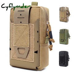 Cyflymder Tactical Pouch Phones Waist Bags 1000D Molle Bag For Hiking Camping Cycling Men Women