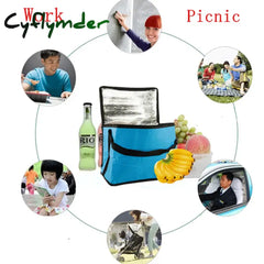 Cyflymder Thermal Cooler Bag Cake Insulation Unisex Food Container Bags Waterproof Ice Pack Bento