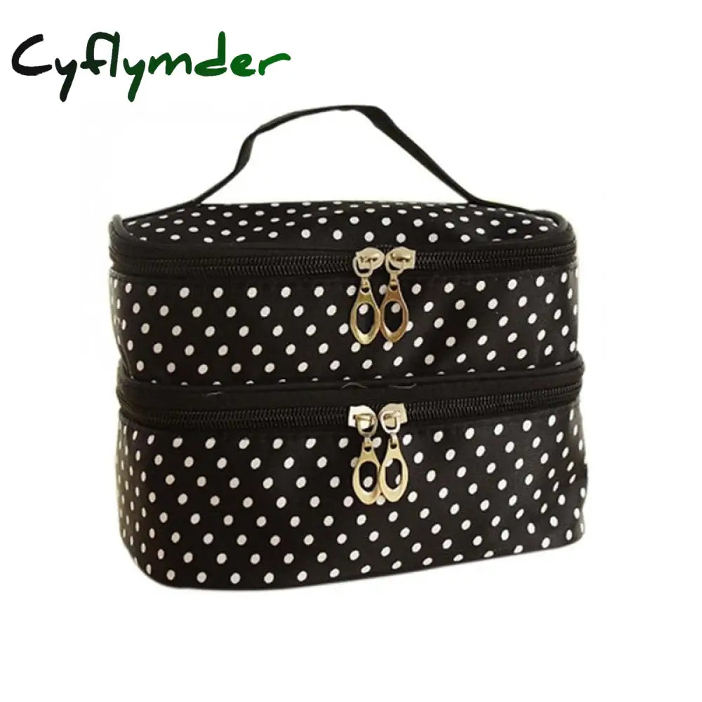 Cyflymder Toiletry Kit Travel Necessaries Toilet Necessaire For Women Make Up Makeup Cosmetic Bag
