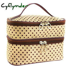 Cyflymder Toiletry Kit Travel Necessaries Toilet Necessaire For Women Make Up Makeup Cosmetic Bag