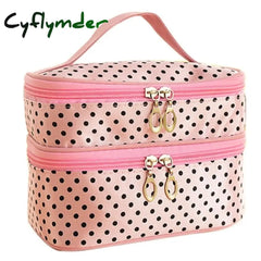Cyflymder Toiletry Kit Travel Necessaries Toilet Necessaire For Women Make Up Makeup Cosmetic Bag